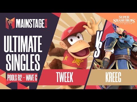 Tweek vs Kreeg - SSBU Singles: Pools R2 Wave G - Mainstage 2021 | Diddy Kong vs Marth