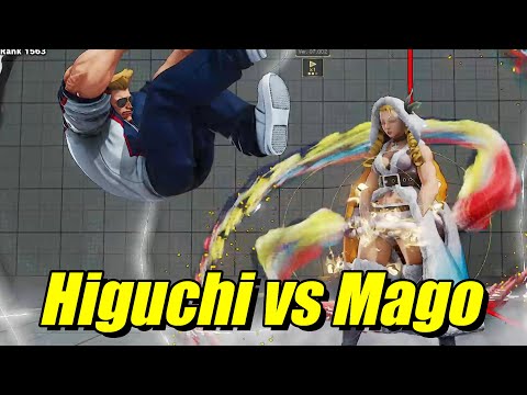 Street Fighter V: Higuchi (Guile) VS Mago (Karin)