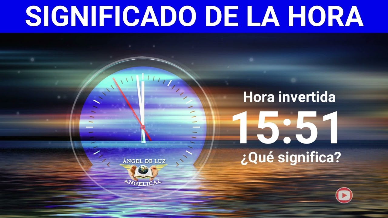 NUMEROLOGÍA🤍Significado de la HORA 15:51 🙏NUMERO  ANGELICAL