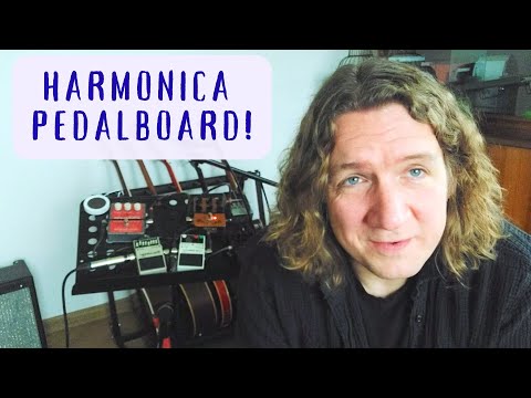Łukasz Wiśniewski - my harmonica pedalboard.
