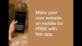 Make your website on mobile by Milkshake