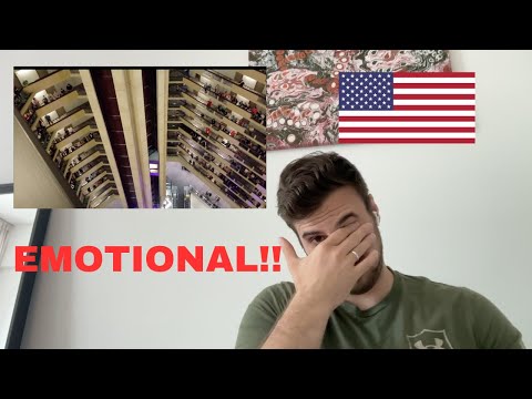 British guy reacts to Kentucky all State choir Star Spangled Banner. EMOTIONAL!!