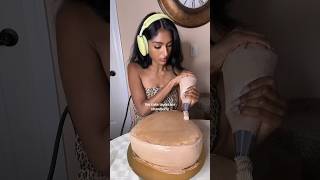 making my OWN birthday cake…. Trust the process ☠️