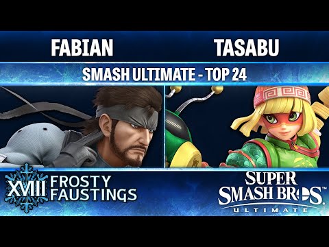 Frosty Faustings XVIII WINNERS TOP 24 - Fabian (Snake) vs Tasabu (Min Min) - Smash Ultimate