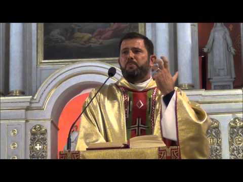 Homilia Ks. Carlosa 28.08.2014 - Odpust - Pożegnanie Ks. Carlosa, powitanie Księży: Adama i Mateusza