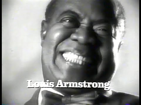 Louis Armstrong TV Commercial, Schaefer Beer 1966 / 1967 Legendary Jazz Trumpet Pioneer, Hello Dolly