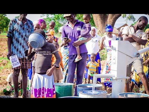 Borehole drilling in Loam, Ghana