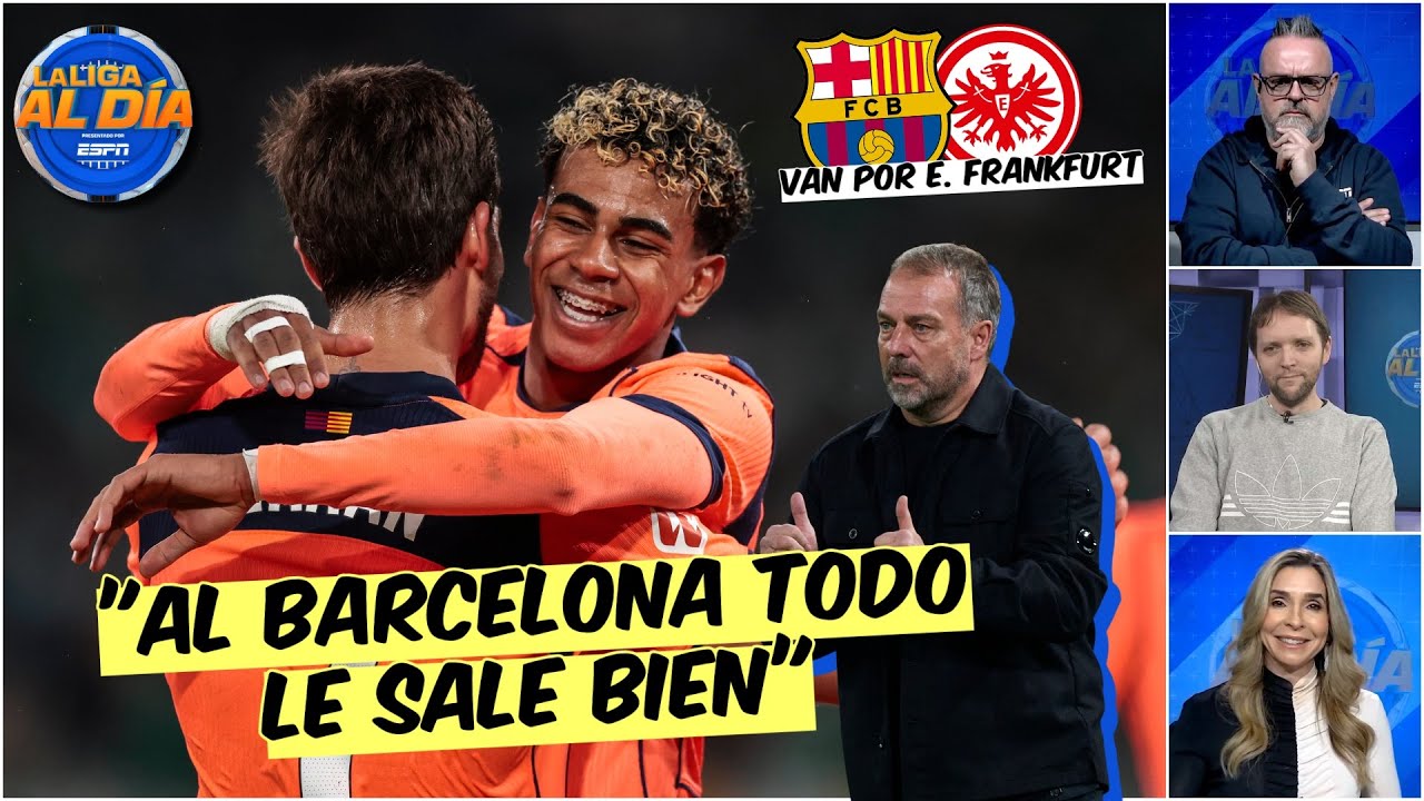 Barcelona RECIBE al FRANKFURT mientras SACA VENTAJA al Real Madrid en La Liga | La Liga al Día