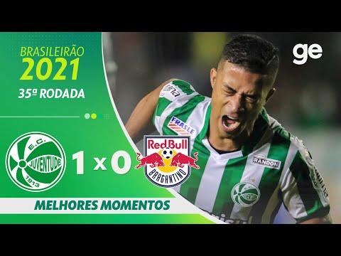 Gols e lances de Juventude-RS x Red Bull Bragantino