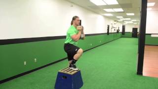 324. Dumbbell Goblet Lateral Step Up