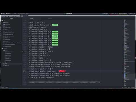 ArchMerge : 191 polybar modules A-Z : volume