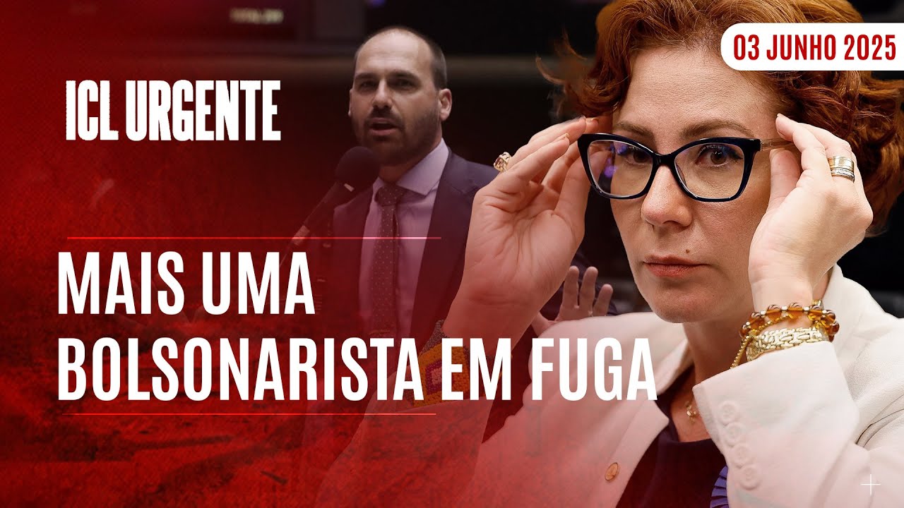 ICL URGENTE  - 03/06/25 - CONDENADA PELO STF, ZAMBELLI CRUZA A FRONTEIRA E DESAFIA XANDÃO