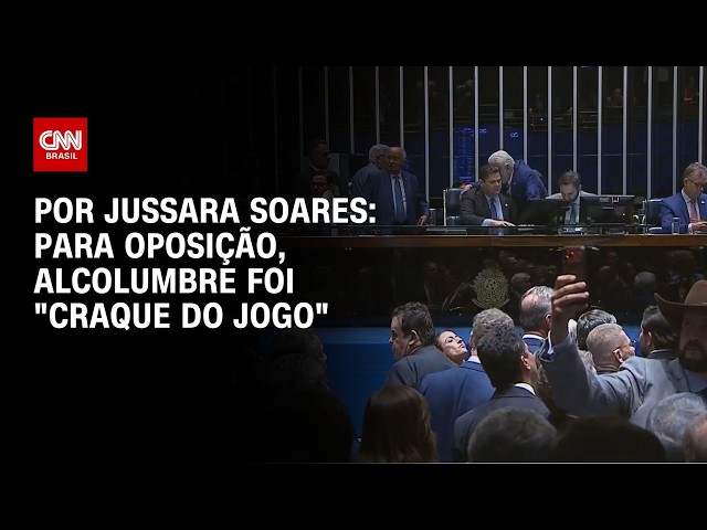 Análise: Para oposição, Alcolumbre foi “craque do jogo” | CNN PRIME TIME