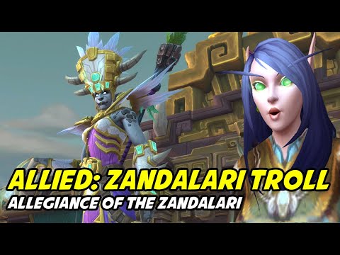 Queen Talanji's Coronation 🎞 Unlocks the Zandalari Troll Allied Race