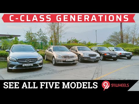 Meet the Mercedes C Class generations || In Mussoorie to drive & review the 2022 Model