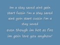 Ima Stay Saved canton jones w/lyrics