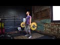 High Hang Power Clean + Front Squat