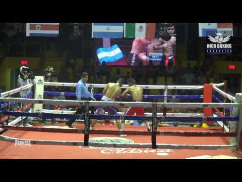 Melvin Lopez (Nic) VS Greivin Lopez (CR) - Nica Boxing Promotions