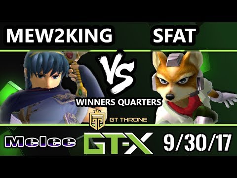 GTX 2017 Melee - FOX MVG | M2K (Marth) vs CLG.SFAT (Fox) - SSBM W.Quarters