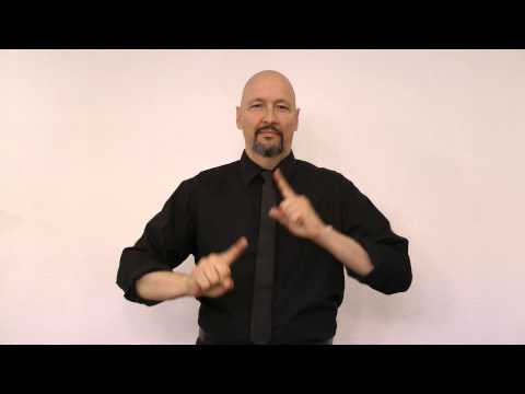 Video thumbnail: How to sign Sign in ASL