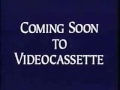 Coming Soon To Videocassette Logo 2000 2004