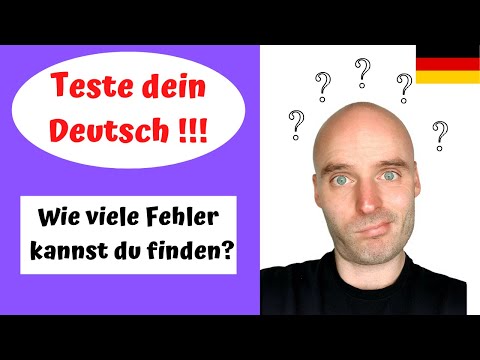 Satzstellung | A2/B1/B2 | Learn German | Deutsch lernen