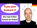 Satzstellung A2 B1 B2 Learn German Deutsch Lernen