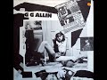 22-GG Allin & Ceddar St Sluts-Tough Fuckin Shit  -Live