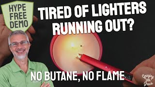 No Butane, No Refills - Electric Lighter for Gas Stoves & Candles