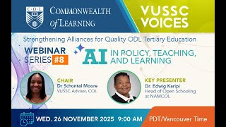 AI in Policy, Teaching, and Learning