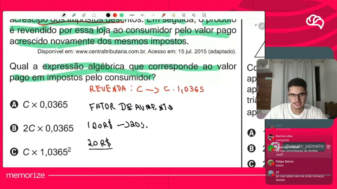 Resolução em Vídeo — Questão 142 ENEM 2020 PPL