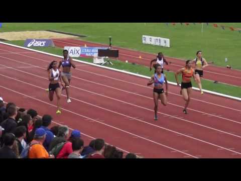 Finale  200m junior Filles - Championnat de France Cadets/Juniors, Chateauroux 2016