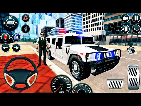 US Police Hummer Driving 2020 - Real American Policeman Simulator - Android GamePlay