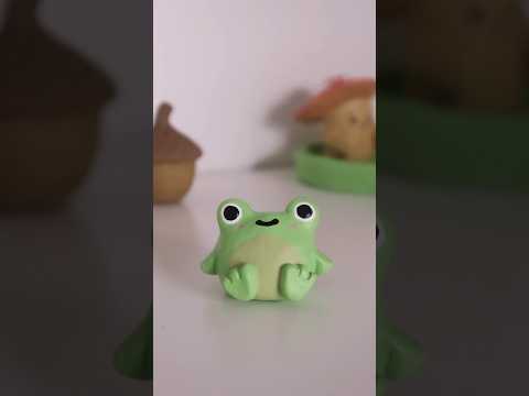 how to make a lil frog 🐸 a cute clay diy to try this sunny arvo ☀️ #pottery #athomeclay #diyclay