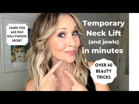 Temporary Neck Lift in Minutes
