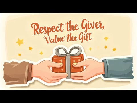 Respect the Giver, Value the Gift.