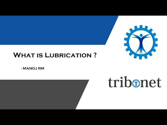 What is Lubrication?