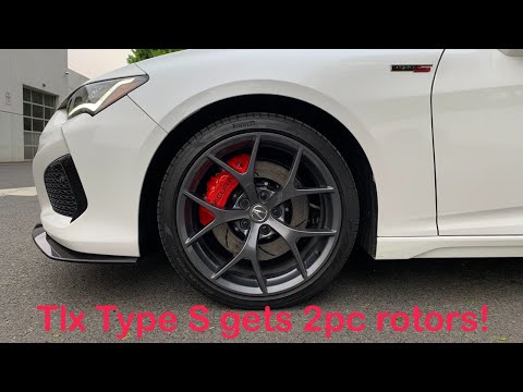 Tlx Type S RB Performance Brakes 2 piece lightweight rotor upgrade