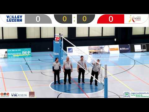 1/4 Final Playoff Volley Luzern NLA gegen Chenois Volley Genf 17023017