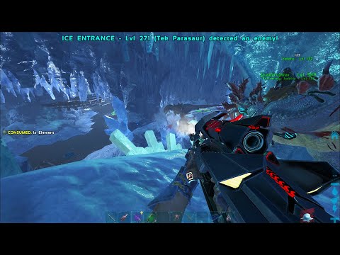 WIPING AN ICE CAVE - Ark Official PvP
