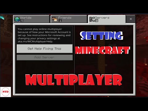 Setting Minecraft Multiplayer [aka.ms/McMultiplayerHelp]