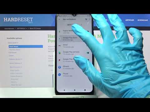 How to Switch On / Off App Notifications in Motorola Moto E7i Power - Block Notifications from Apps