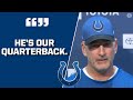 Colts coach Frank Reich addresses Carson Wentz after loss to Jaguars  | CBS Sports HQ