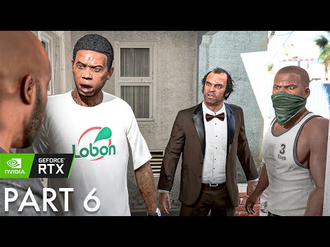 Grand Theft Auto V ENHANCED Gameplay Walkthrough PART -6 | NaturalVision Insane Graphics [4K 60FPS]