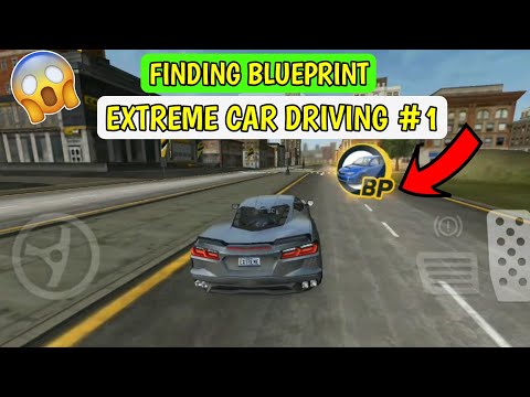 Finding Blueprint To Unlock Cars :-  Extreme Car Driving Simulator