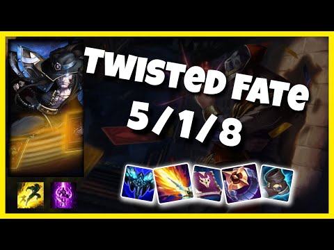 Twisted Fate vs Syndra EU Challenger MID (5/1/8) - v10.24
