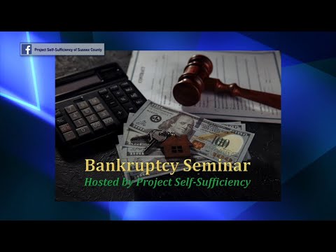 NJ Sussex Project Self Sufficiency To Host Virtual Bankruptcy Seminar