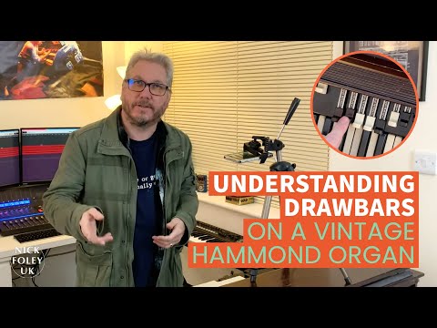 Understanding Drawbars on a Vintage Hammond Organ