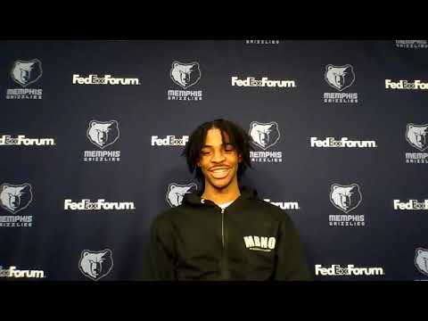 MEMvATL: Ja Morant Postgame Locker Room Interview | December 17, 2020