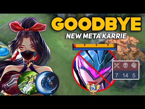 GOODBYE NEW META KARRIE YOUR TRUE DAMAGE CANNOT BEAT THIS CHEAT DAMAGE BUILD FOR HANABI💪 - MLBB